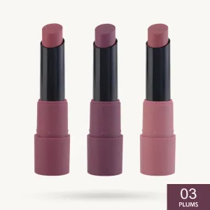 MARS 3 Matte Box Lipsticks Set (Plums-03)